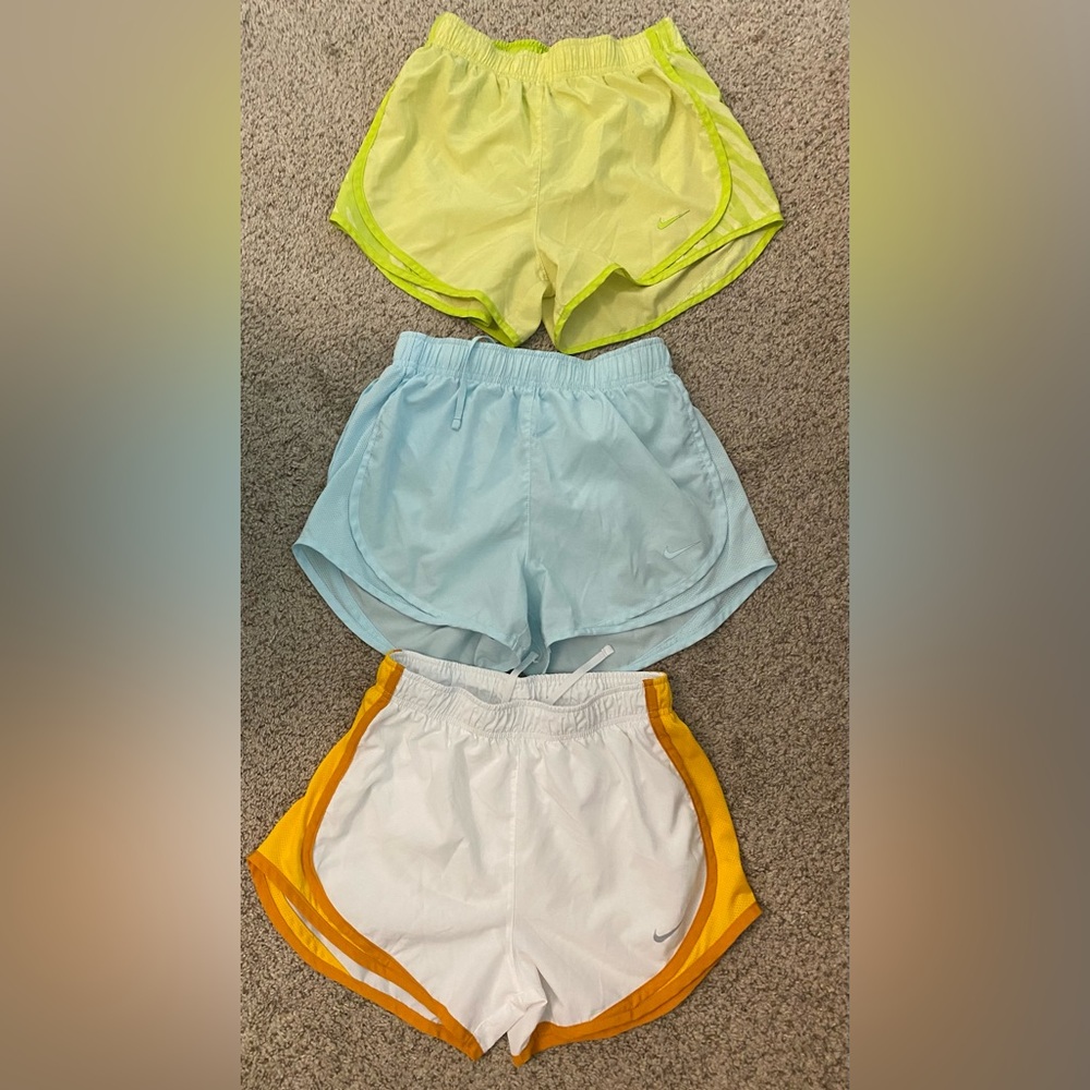 Nike XS set of 3 running shorts!